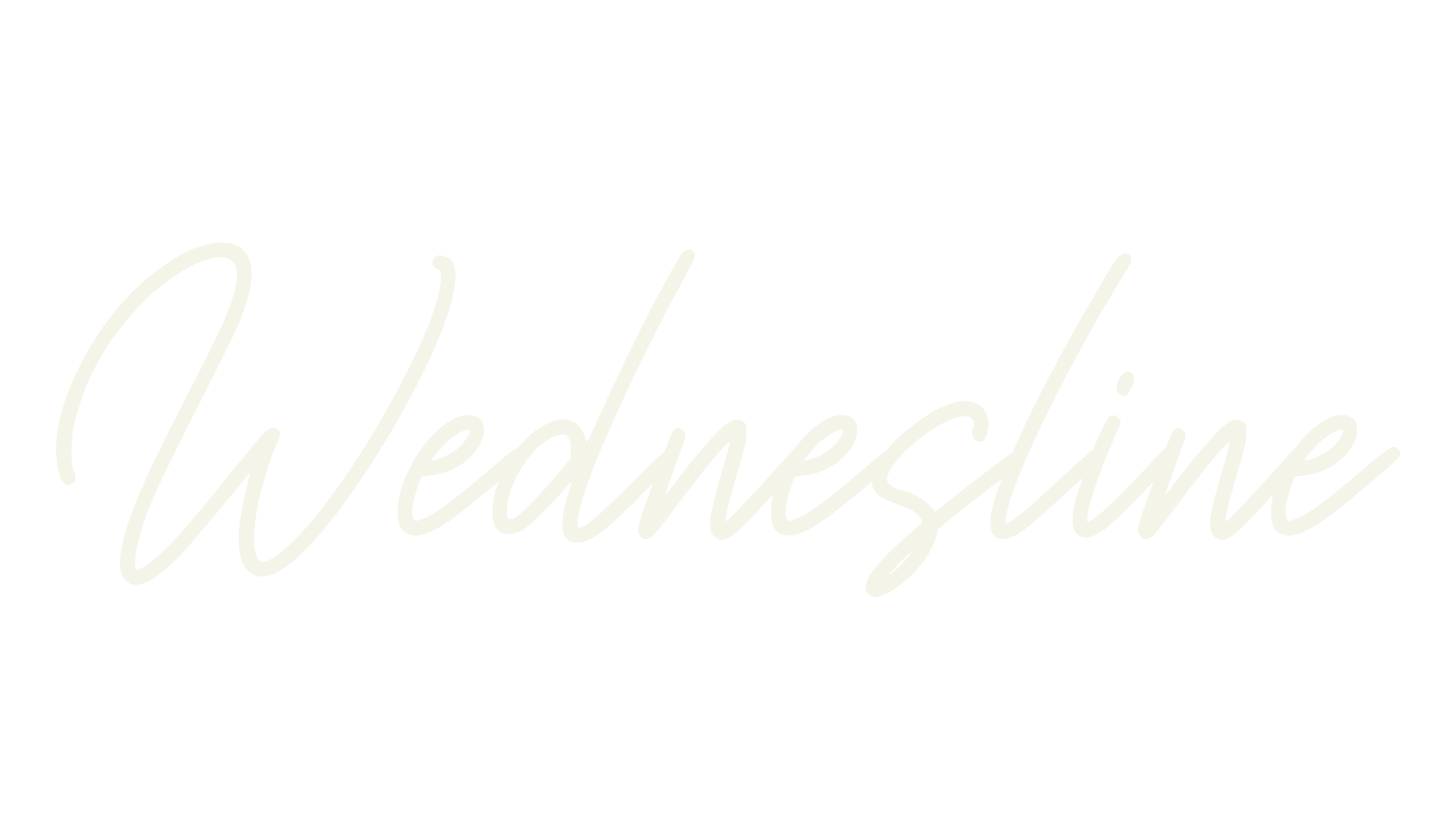 Wednesline, typewriter font preview