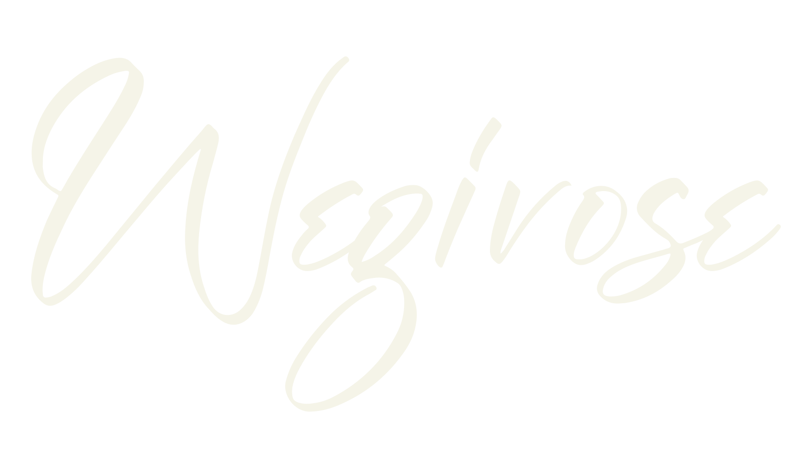 Wegirose, calligraphy font preview