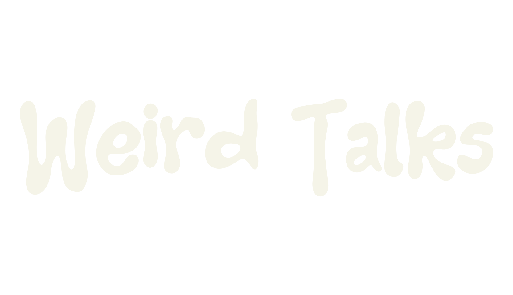 Weird Talks, weird font preview