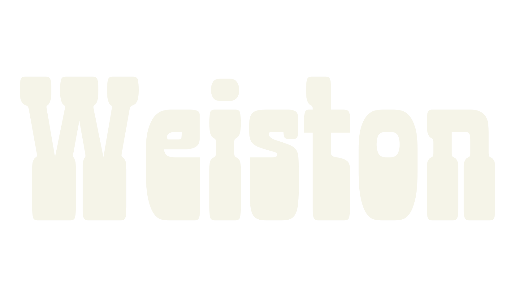Weiston, serif font preview