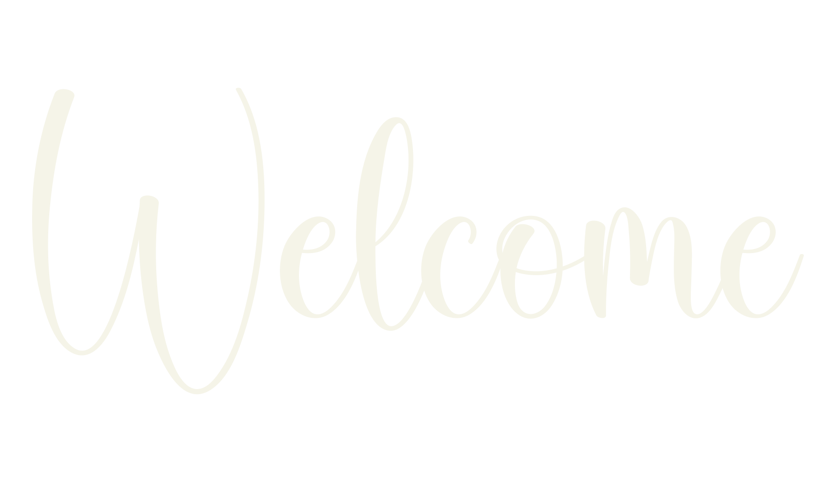 Welcome, calligraphy font preview