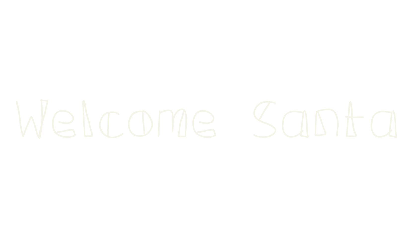 Welcome Santa, cute font preview