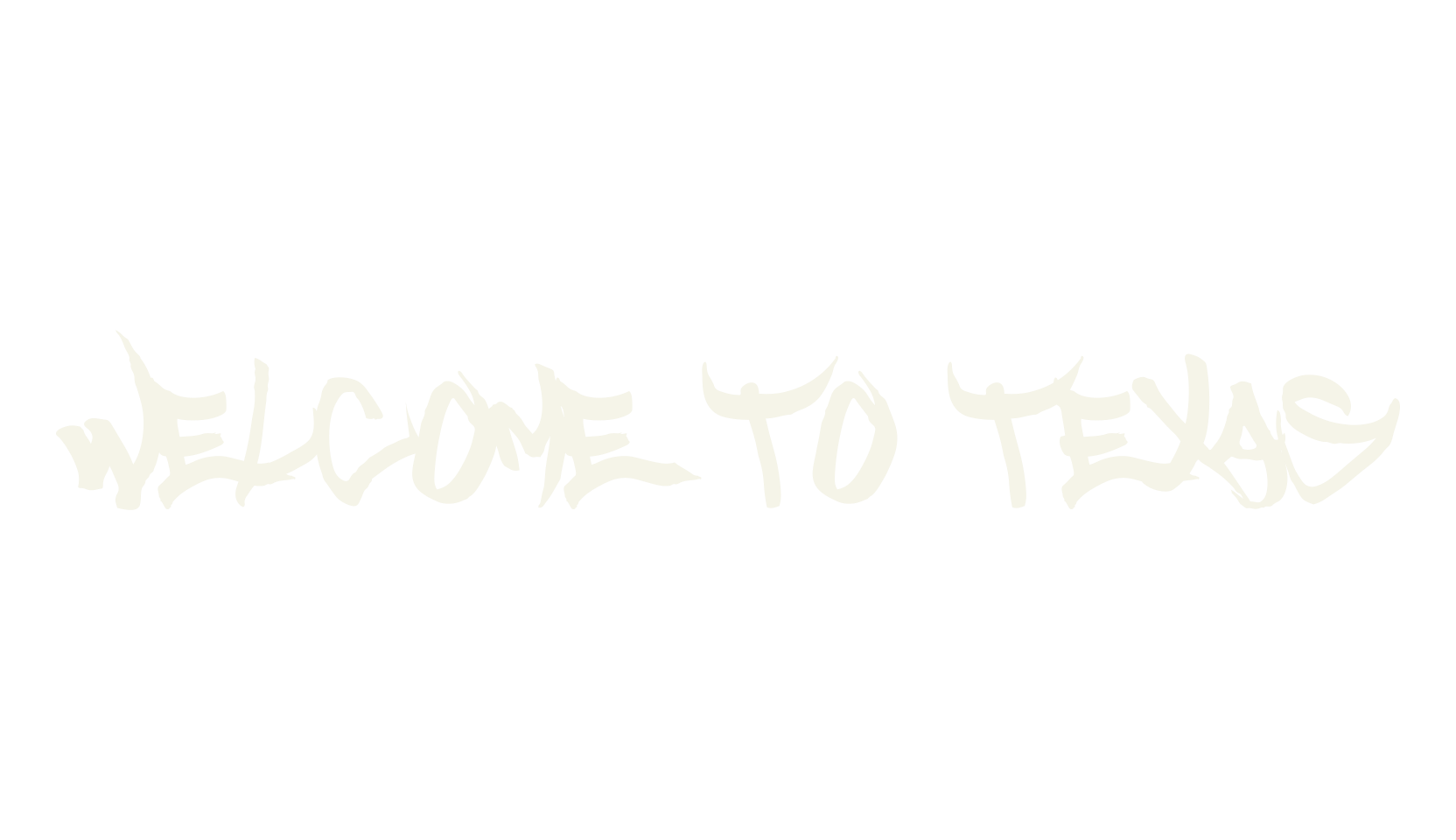 Welcome to Texas, handwritten font preview