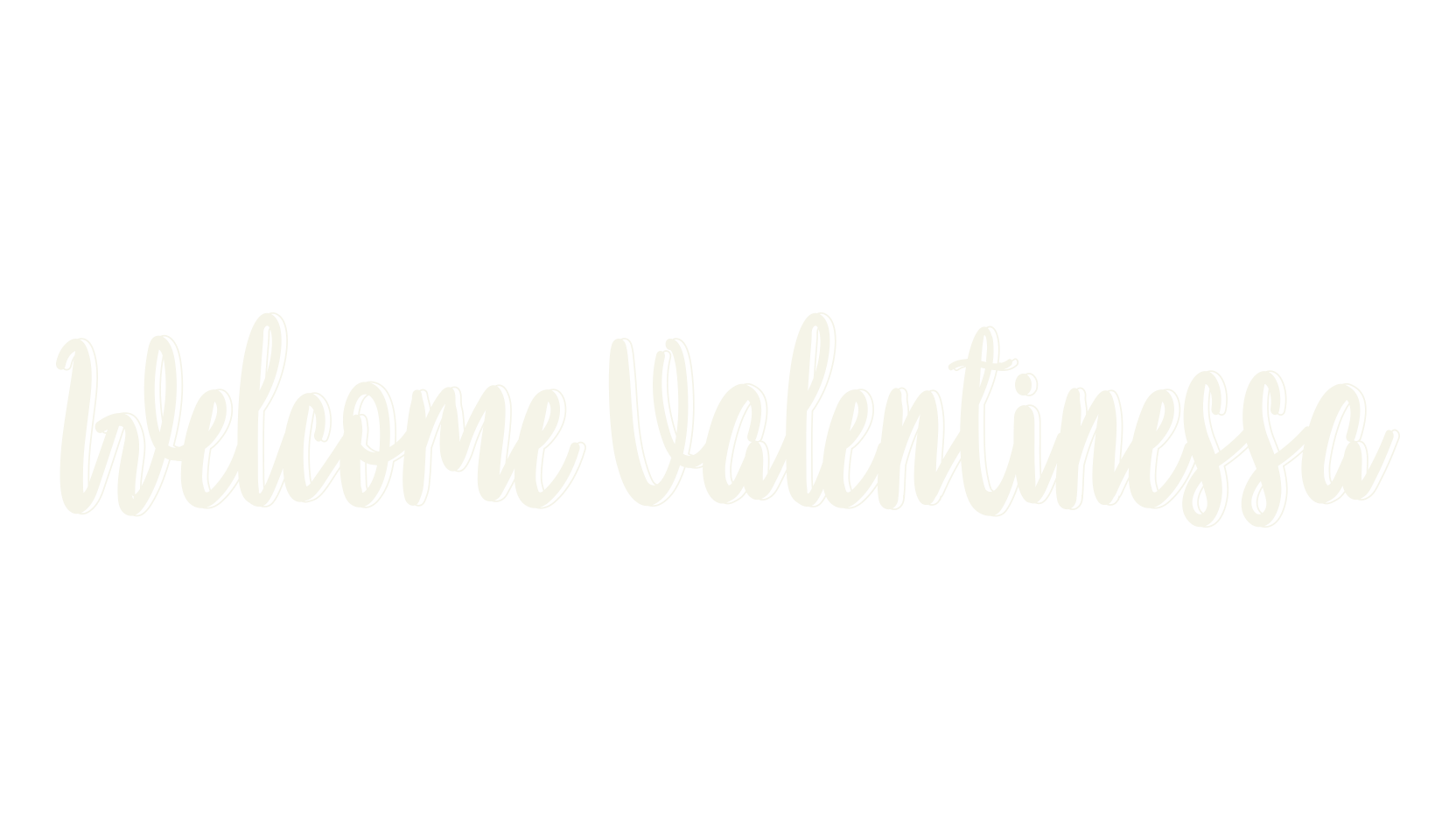 Welcome Valentinessa, cute font preview