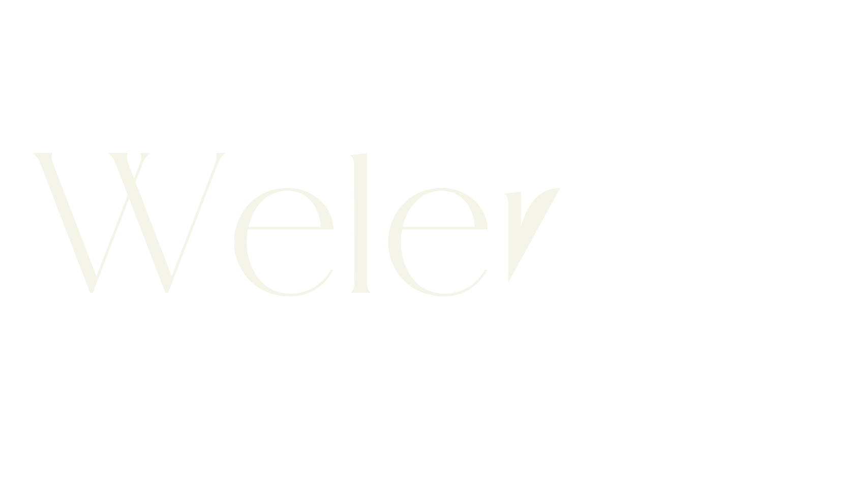 Welerya, cursive font preview