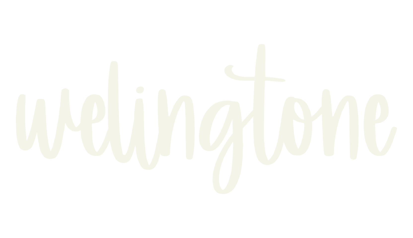 Welingtone, calligraphy font preview