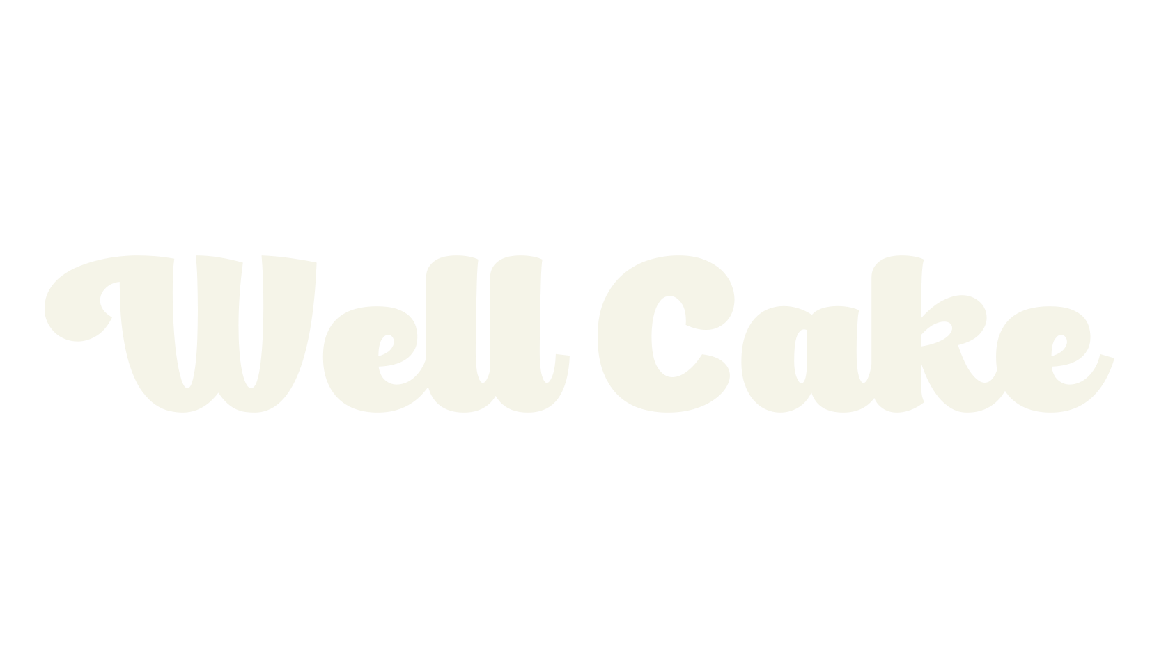 Well Cake, bold font preview