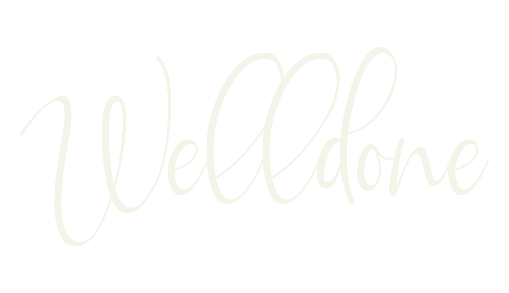 Welldone, calligraphy font preview