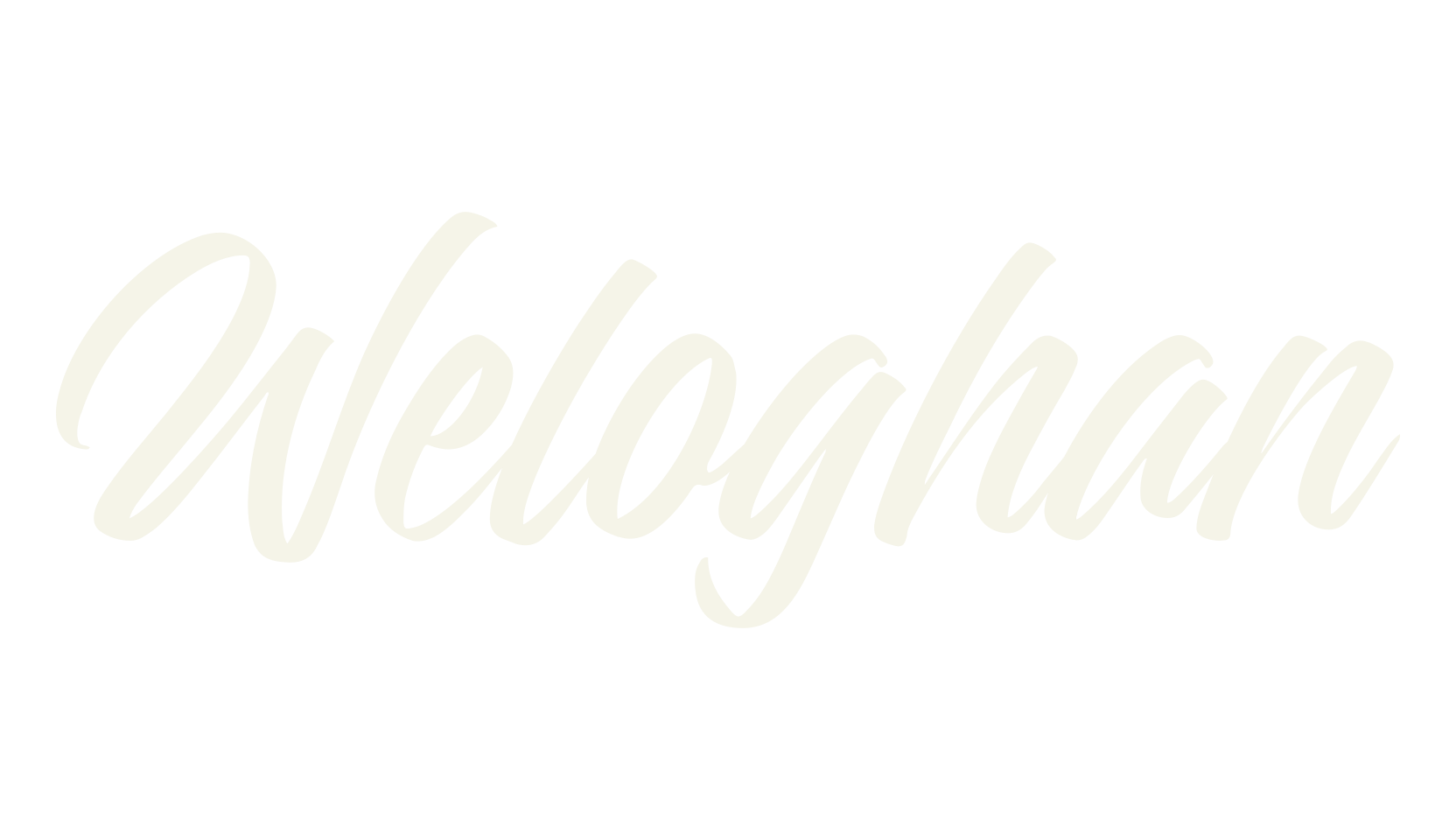 Weloghan, calligraphy font preview