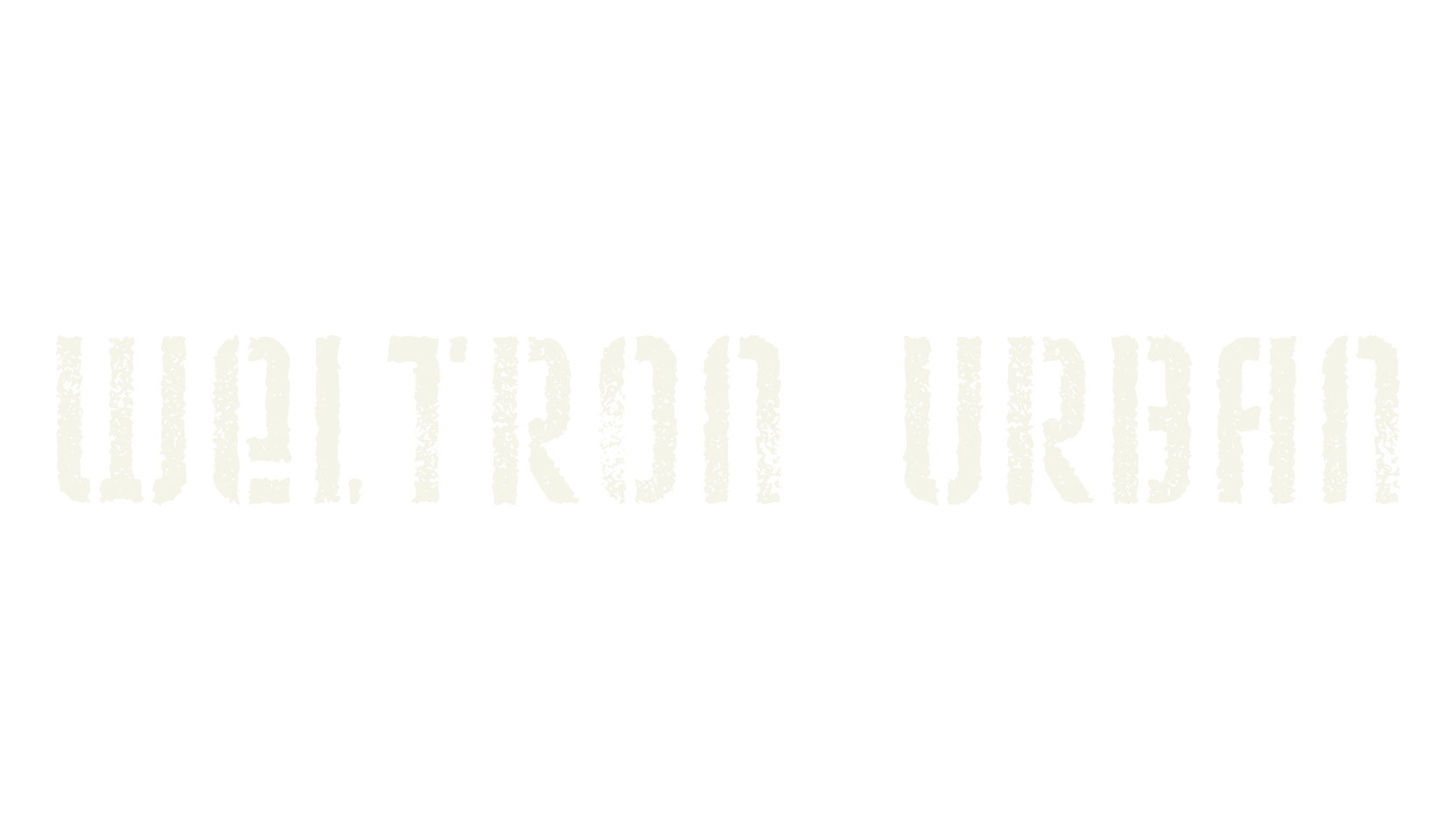 Weltron Urban, display market font preview