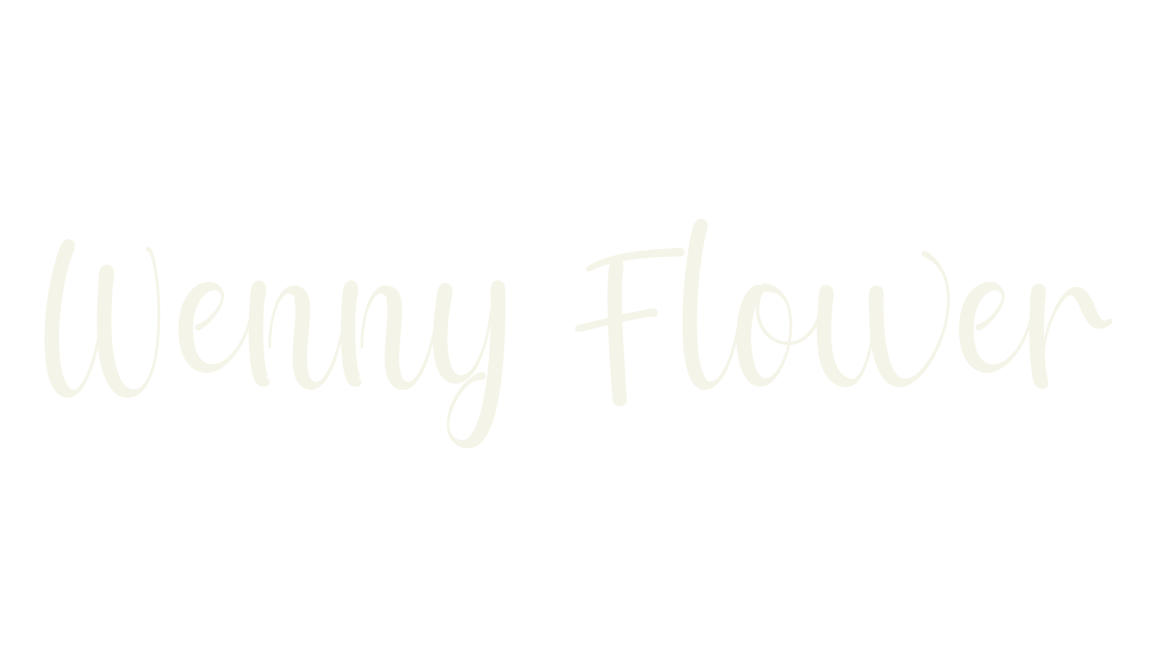 Wenny Flower, calligraphy font preview