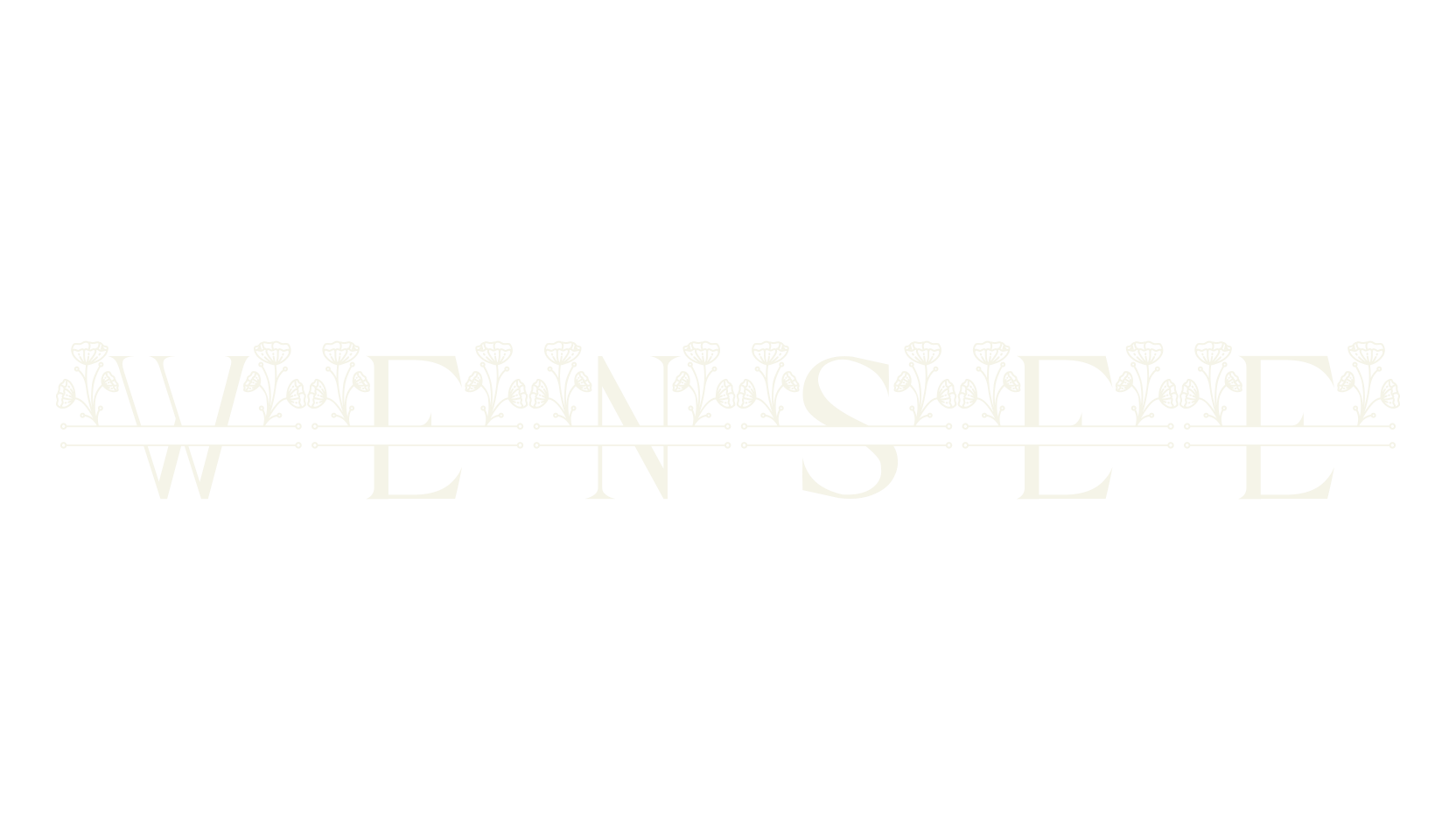 WENSEE, flower font preview
