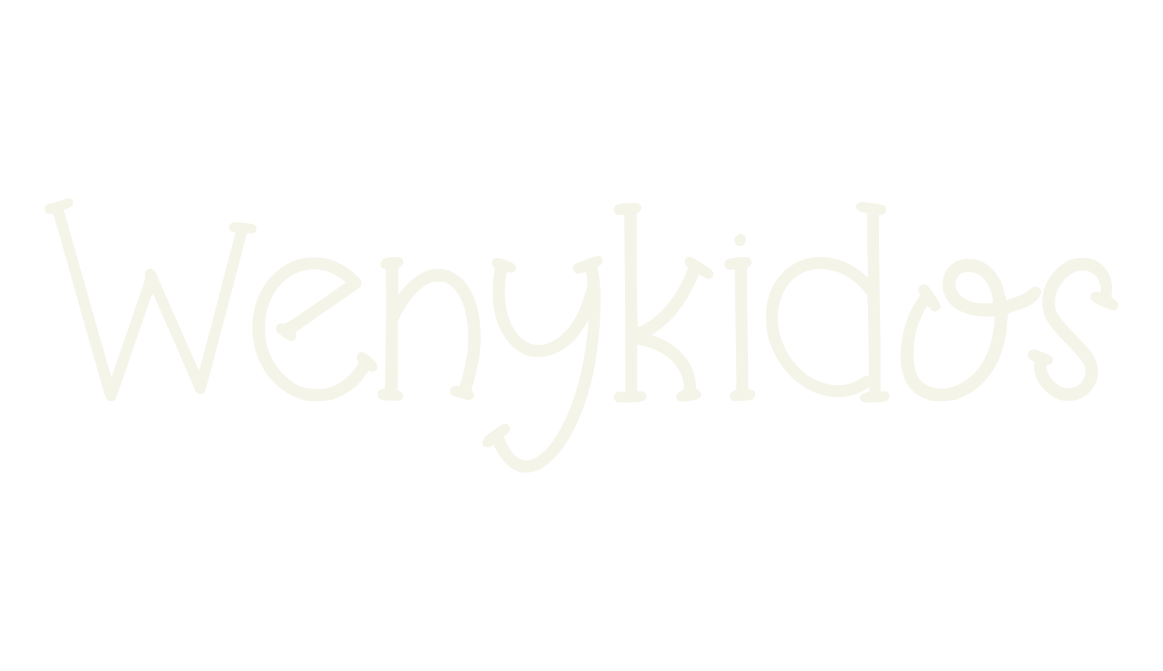 Wenykidos, children font preview