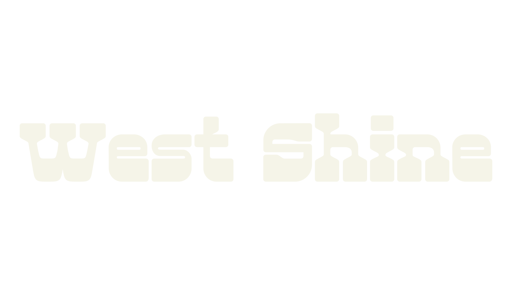 West Shine, lettering font preview