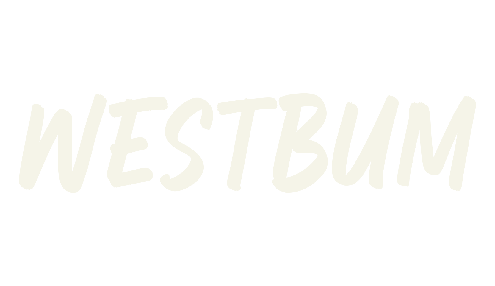 Westbum, brush font preview