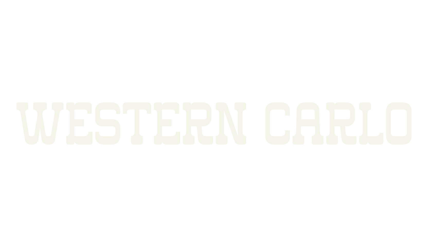 western carlo, serif font preview