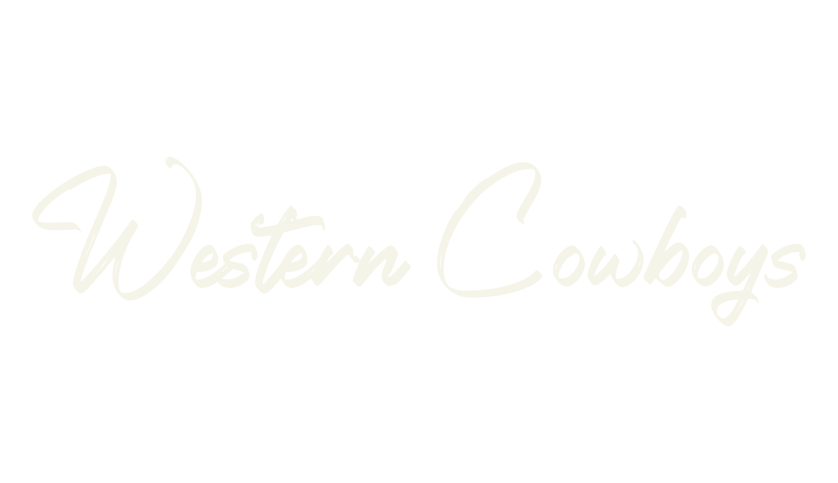 Western Cowboys, script font preview