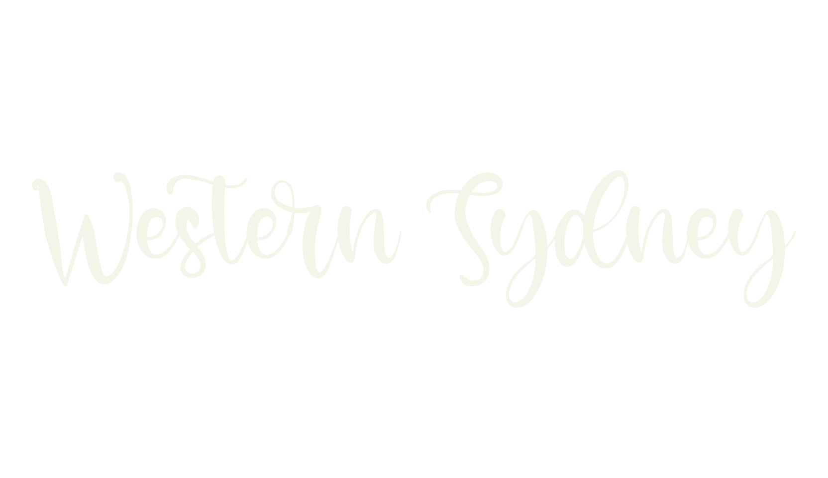 Western Sydney, typewriter font preview