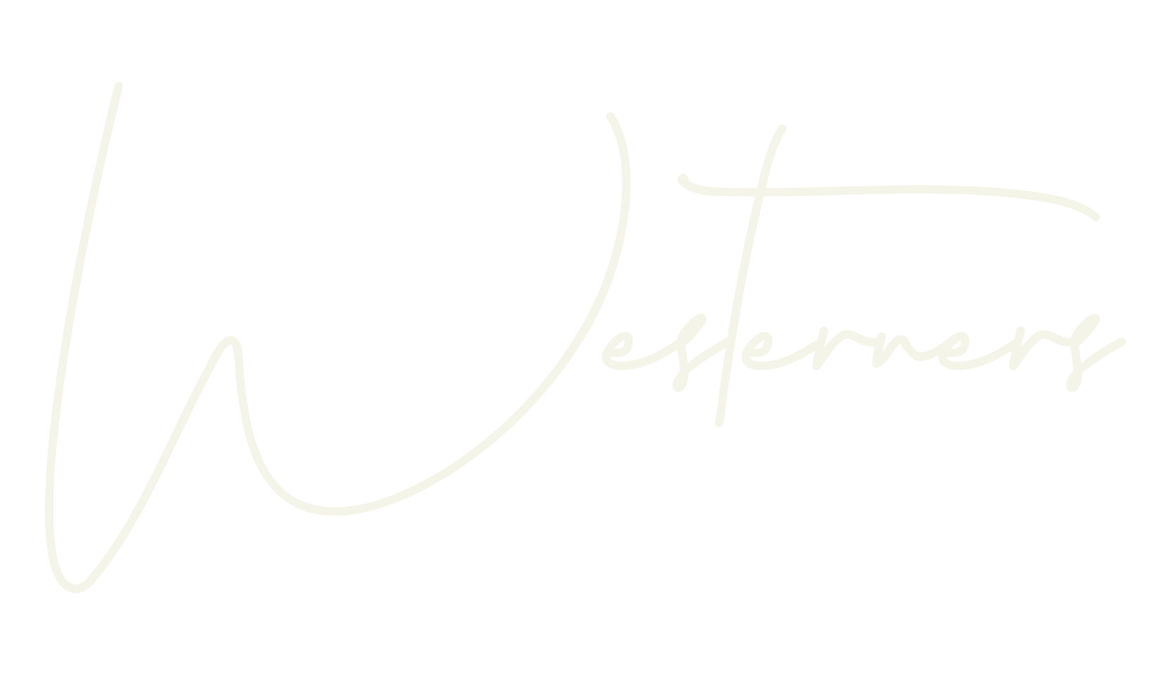 Westerners, cursive font preview