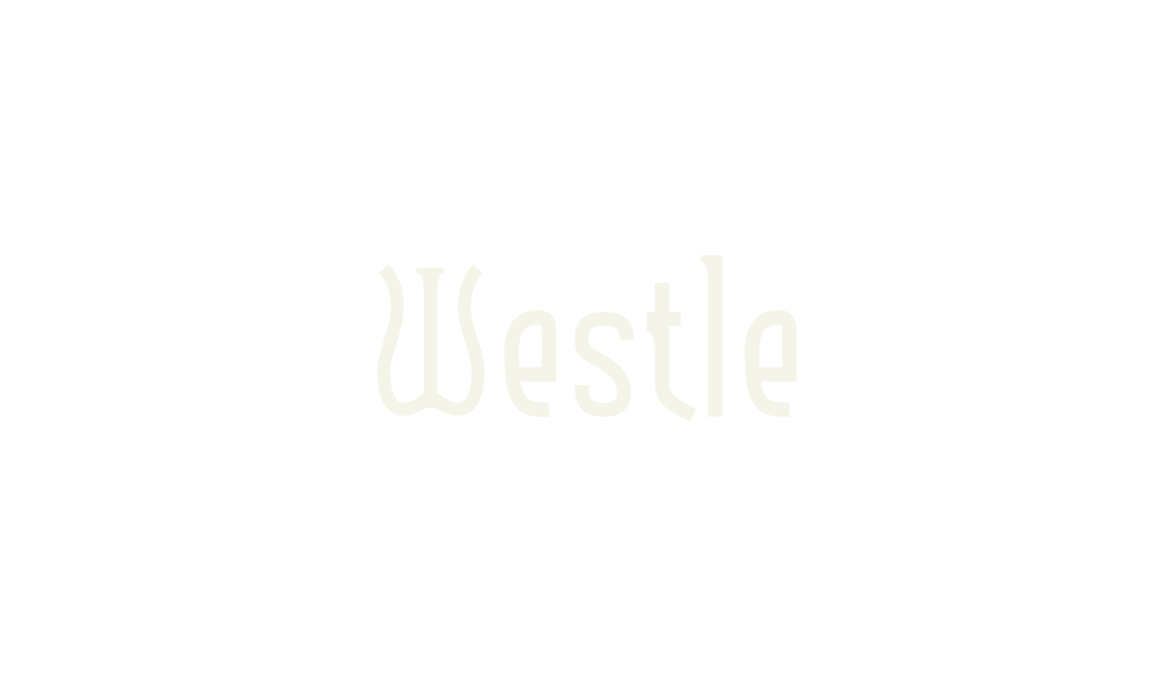 Westle, lettering font preview