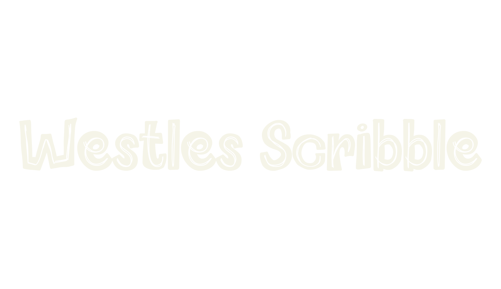 Westles Scribble, comic sans font preview