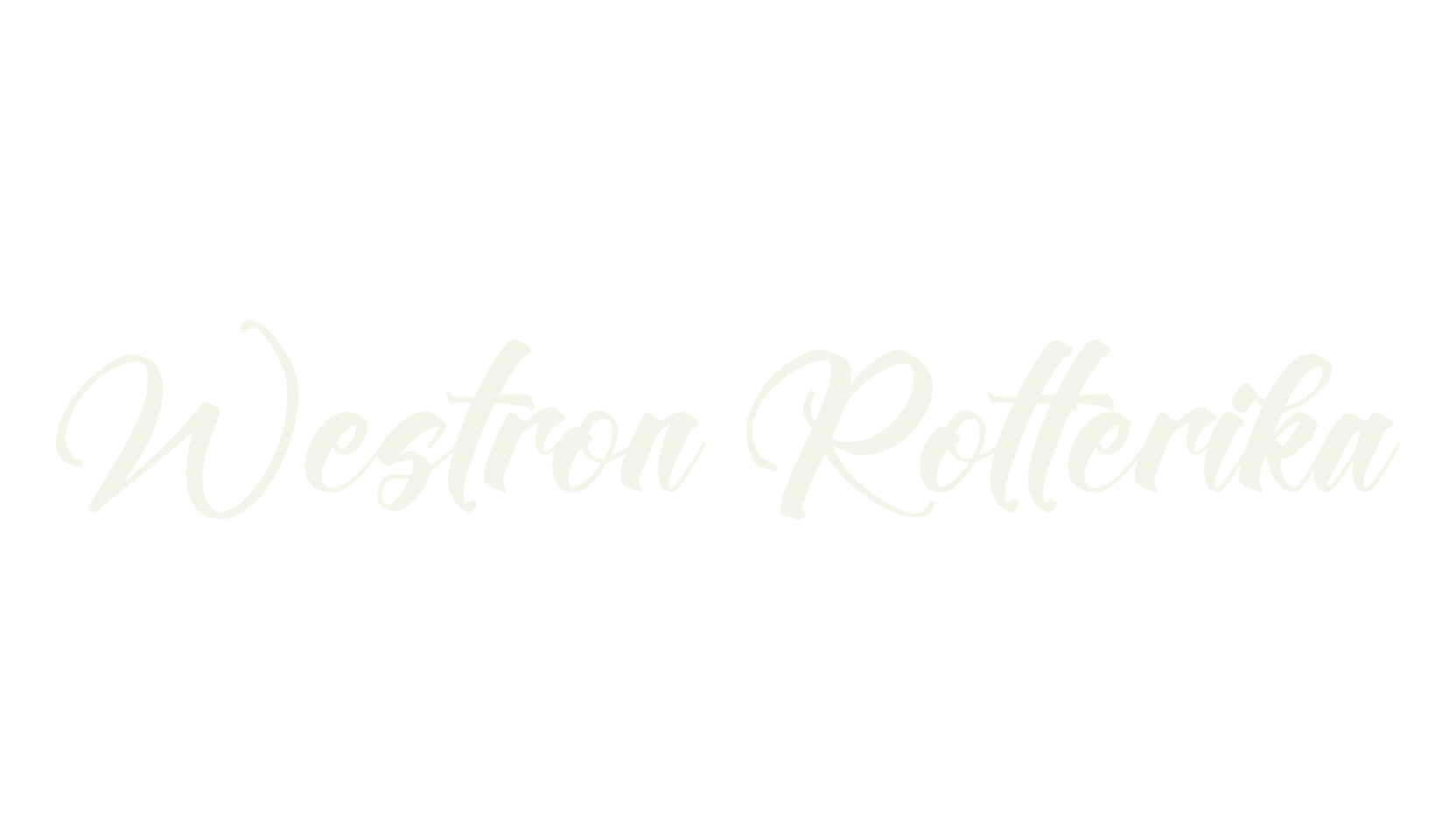 Westron Rotterika, script font preview