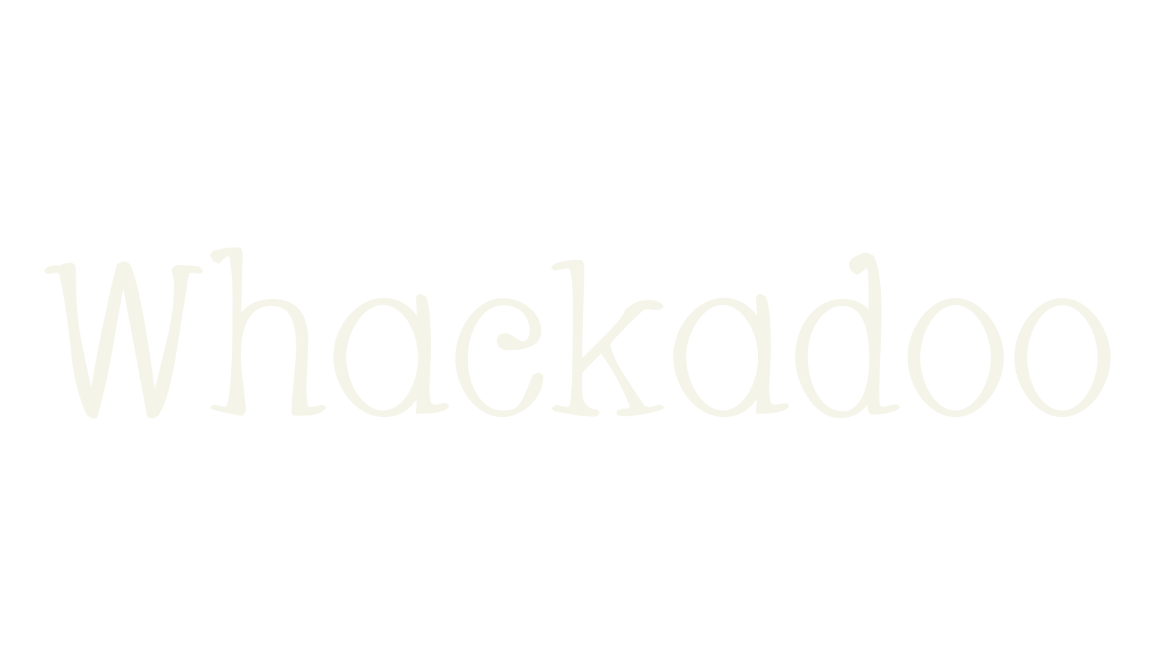 Whackadoo, display market font preview