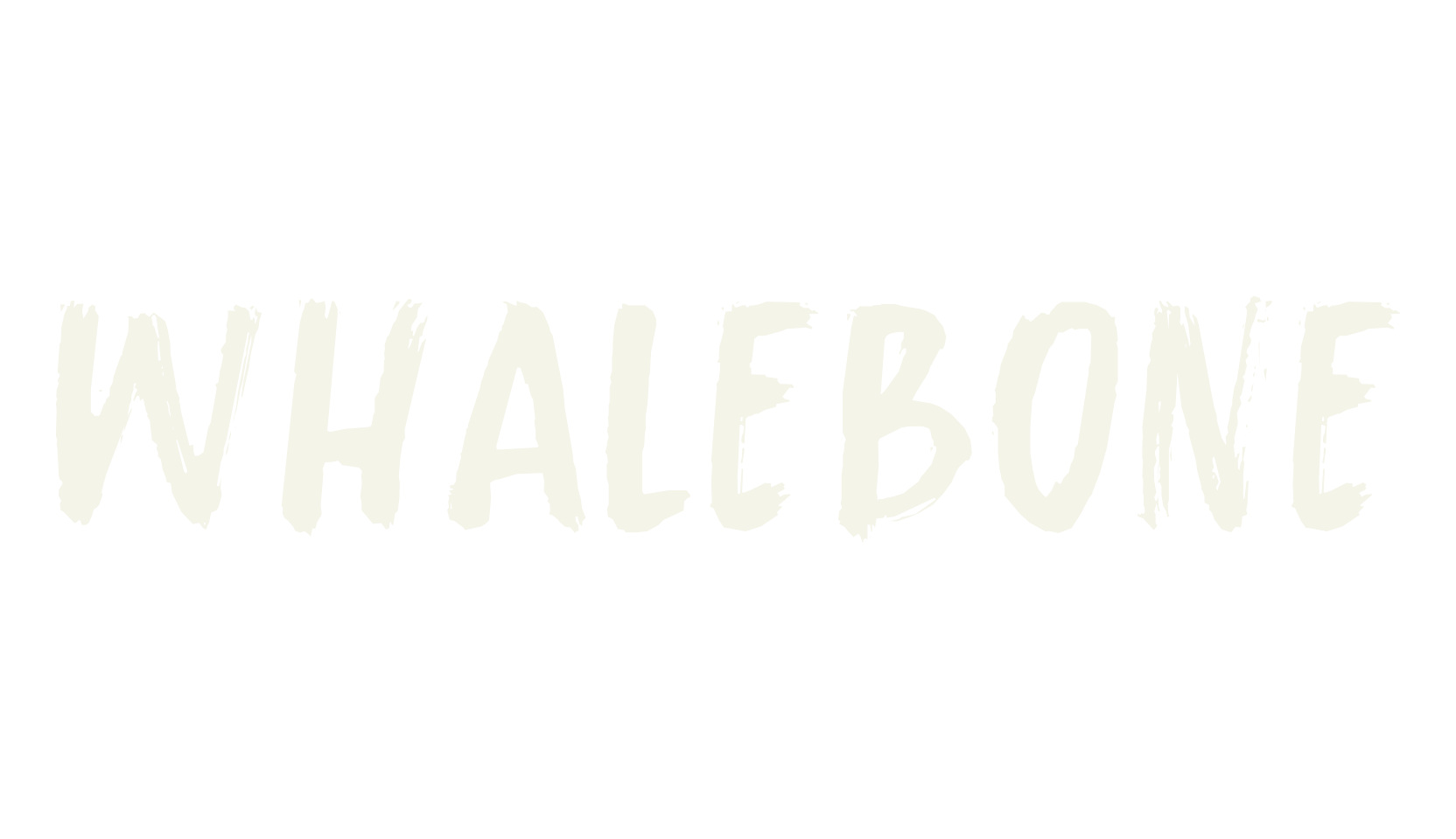Whalebone, handwritten font preview
