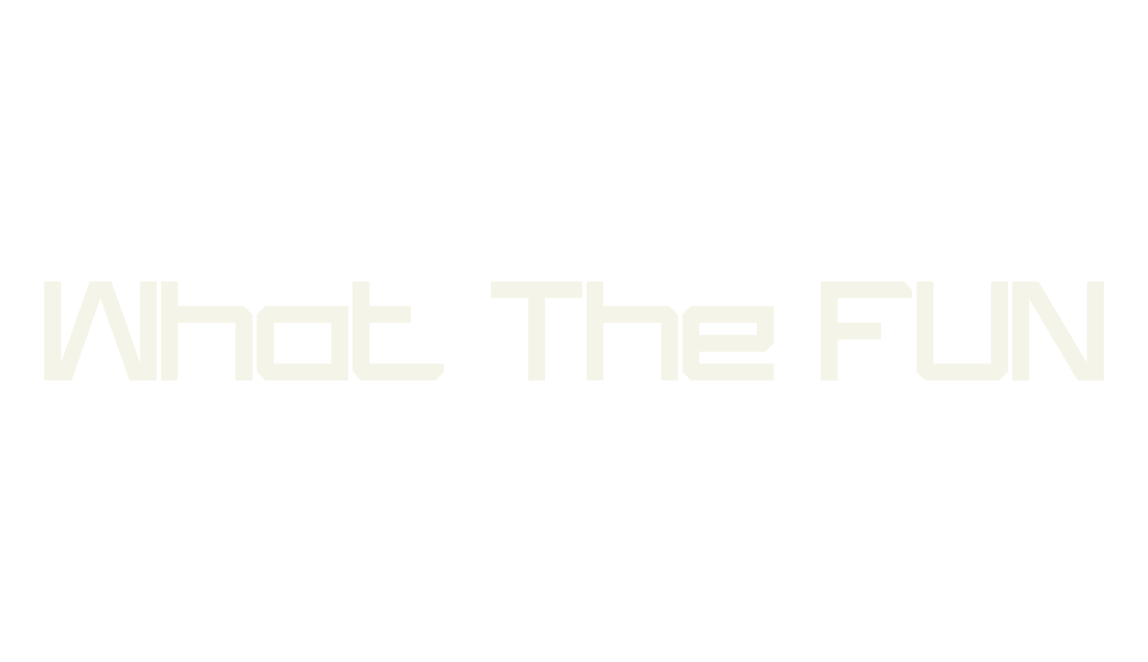 What The FUN, display market font preview