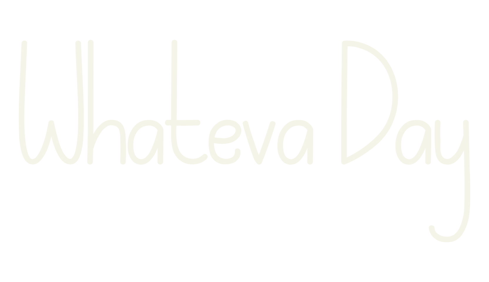 Whateva Day, bold font preview