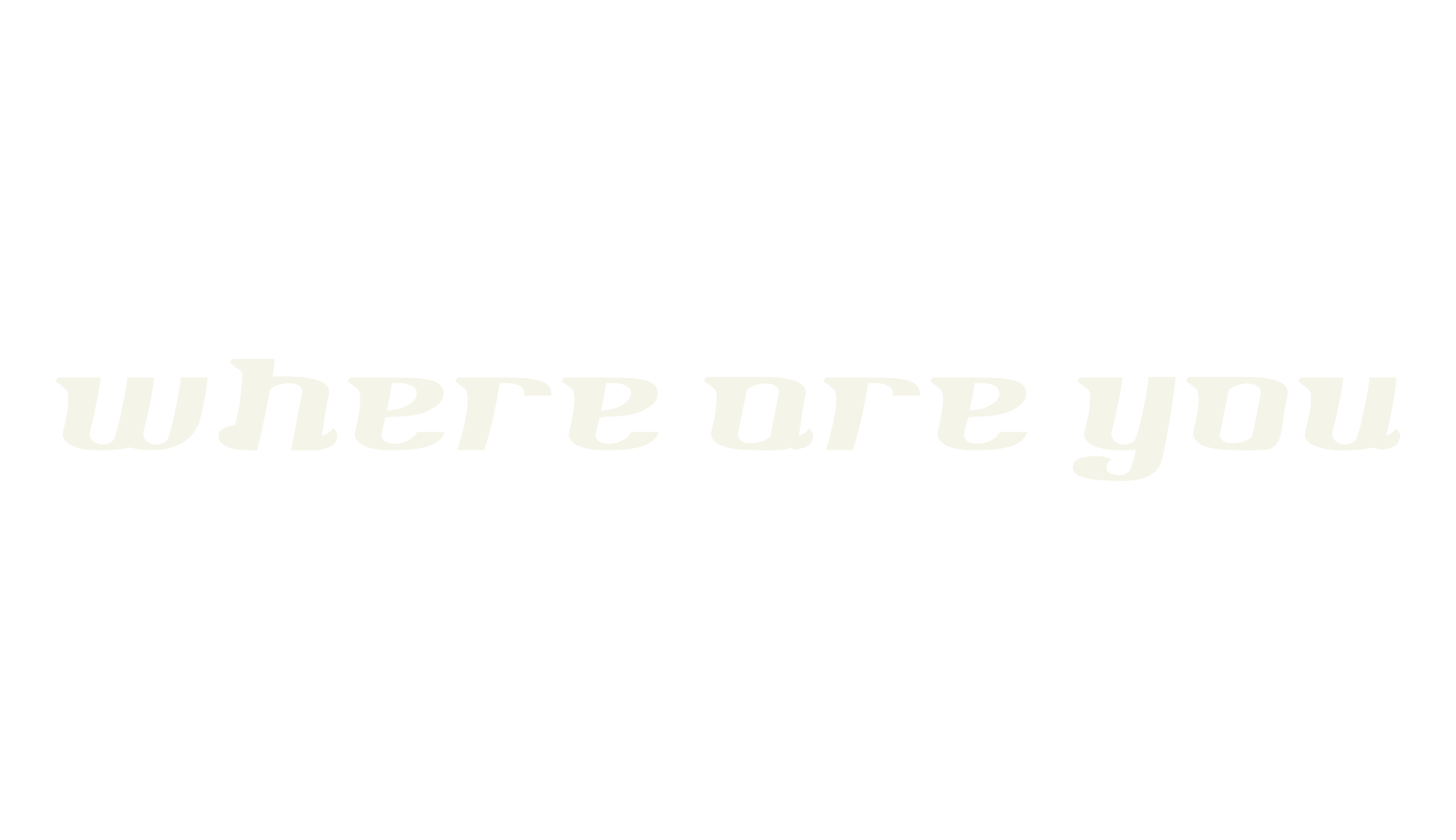 where are you, fashion script font preview