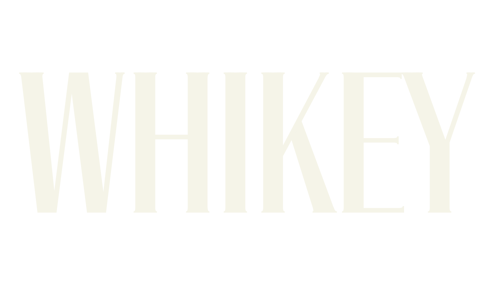 WHIKEY, tattoo font preview