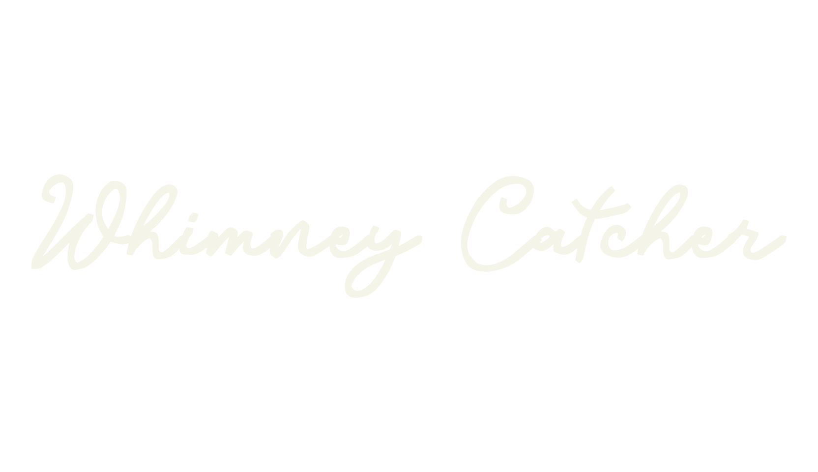 Whimney Catcher, cursive font preview