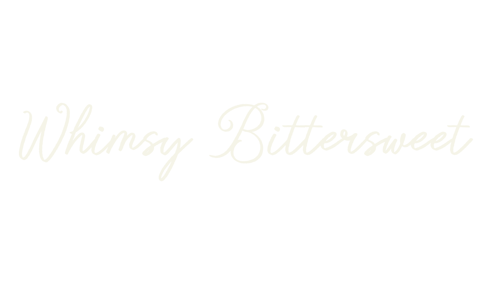 Whimsy Bittersweet, handwriting font preview