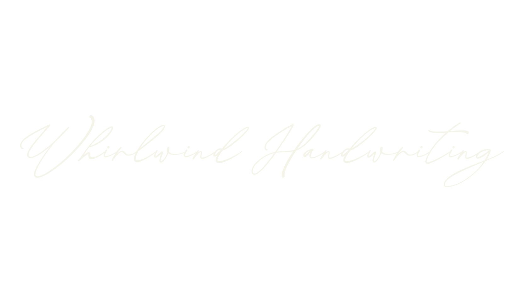 Whirlwind Handwriting, handwriting font preview