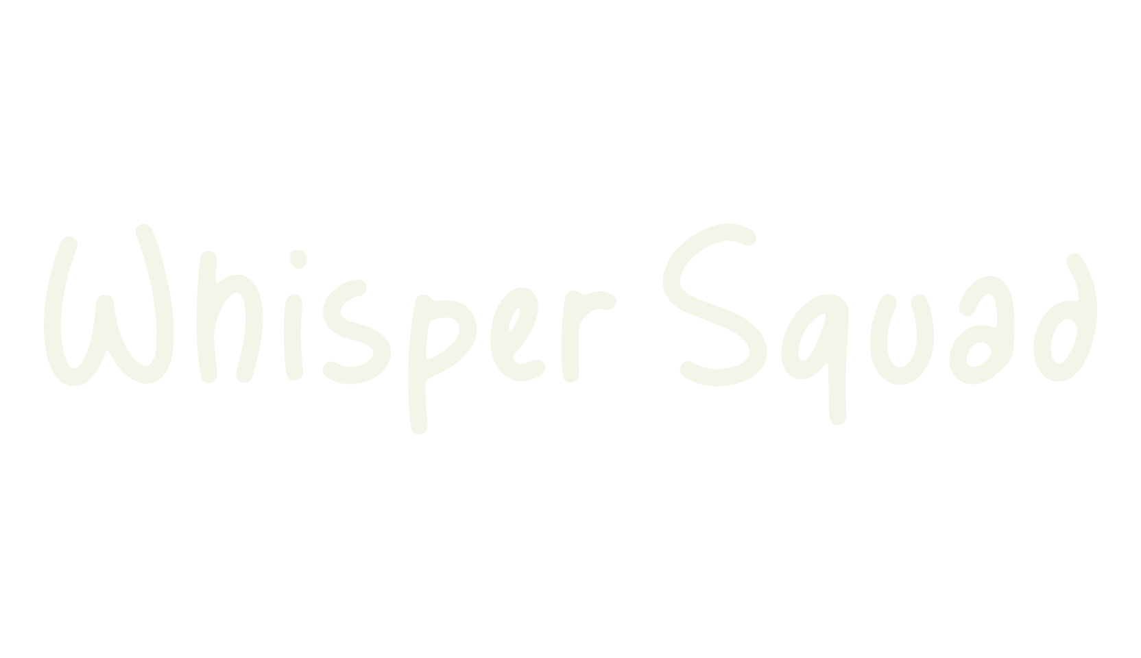 Whisper Squad, handwriting font preview