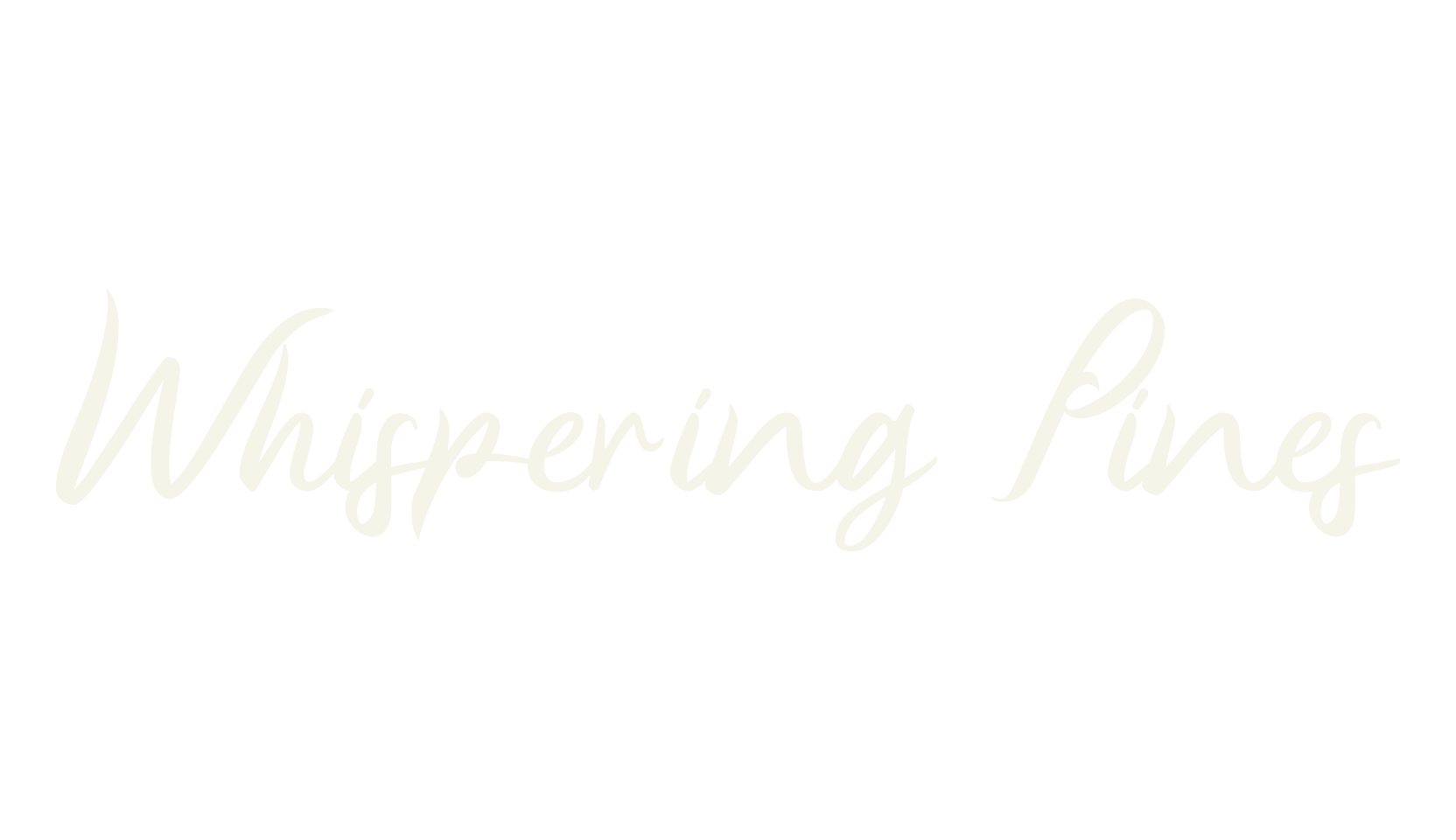 Whispering Pines, fashion script font preview
