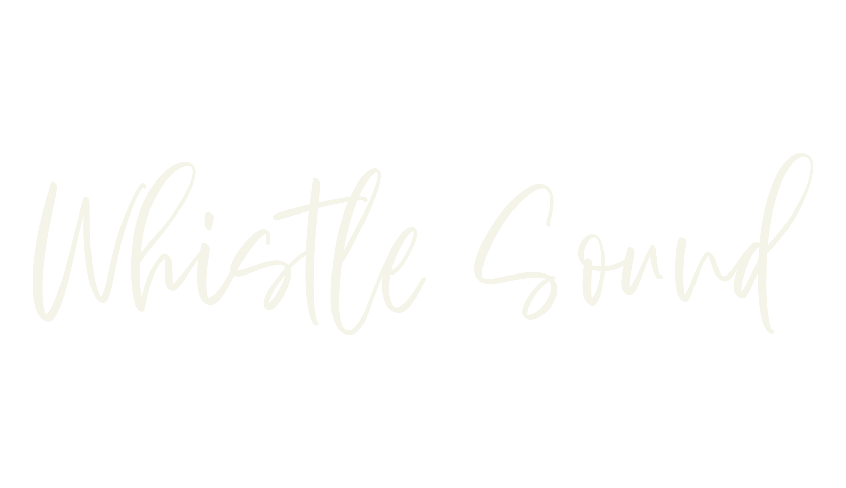 Whistle Sound, fashion script font preview