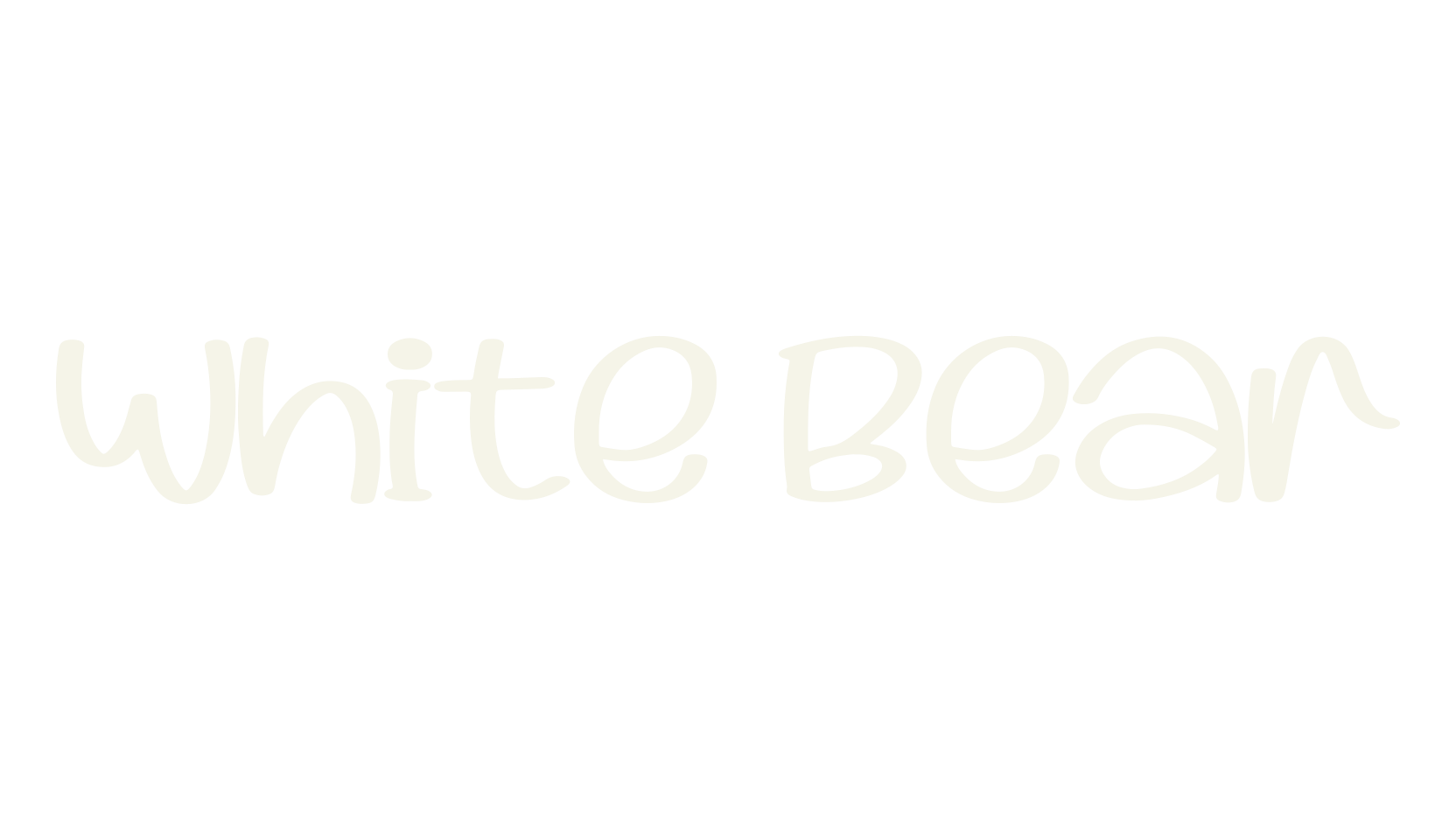 White Bear, quirky font preview