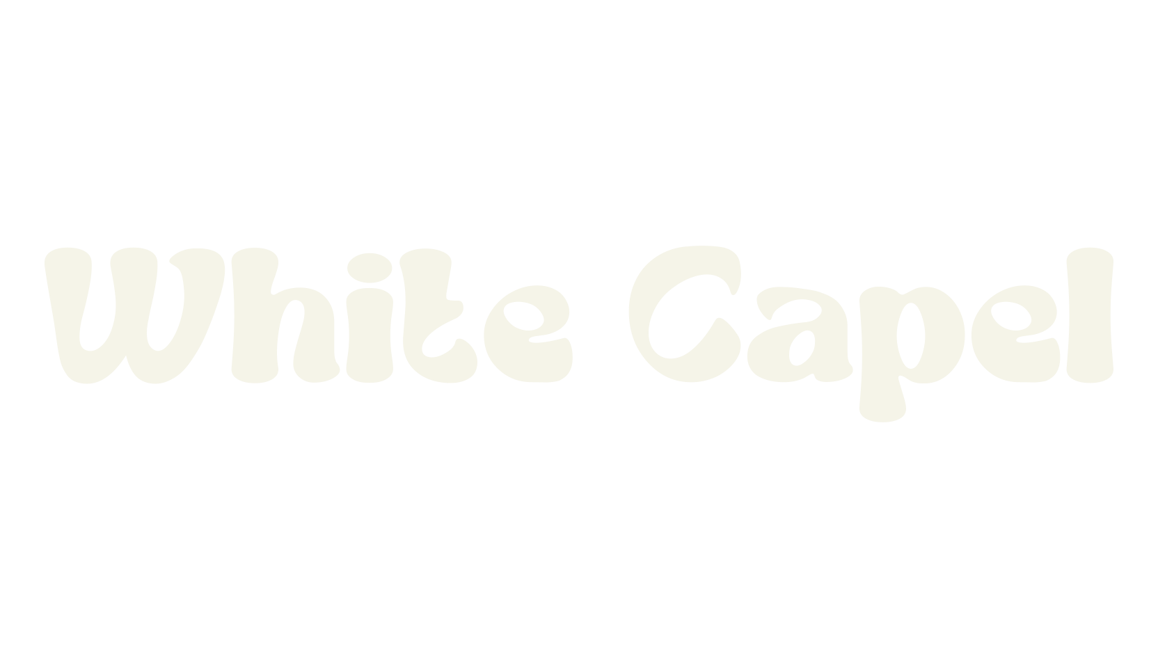 White Capel, display market font preview