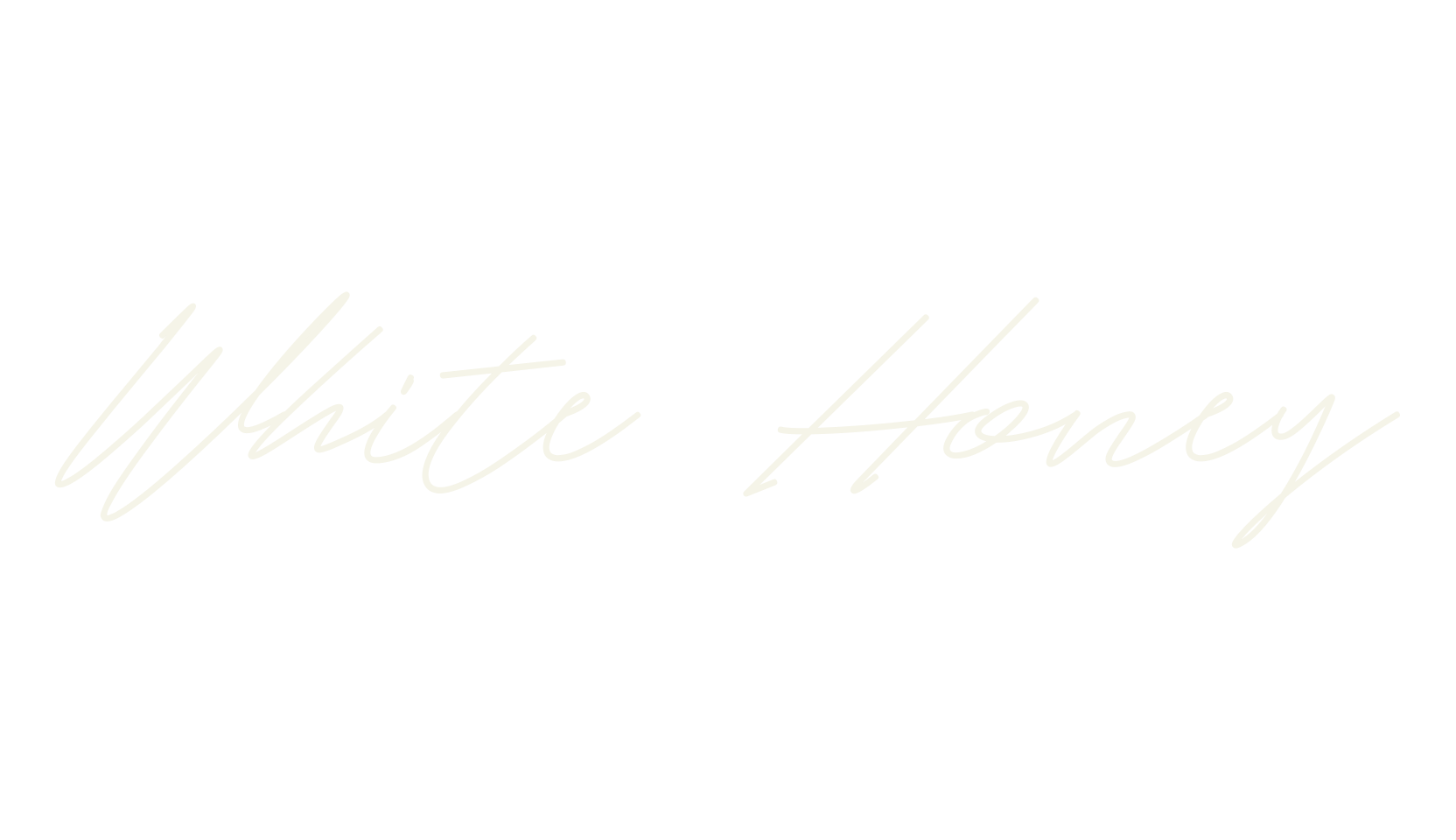 White Honey, clothing font preview