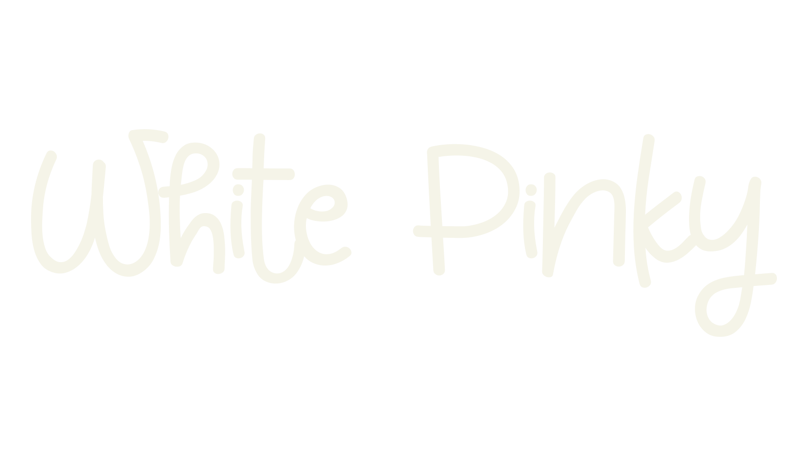 White Pinky, fashion script font preview