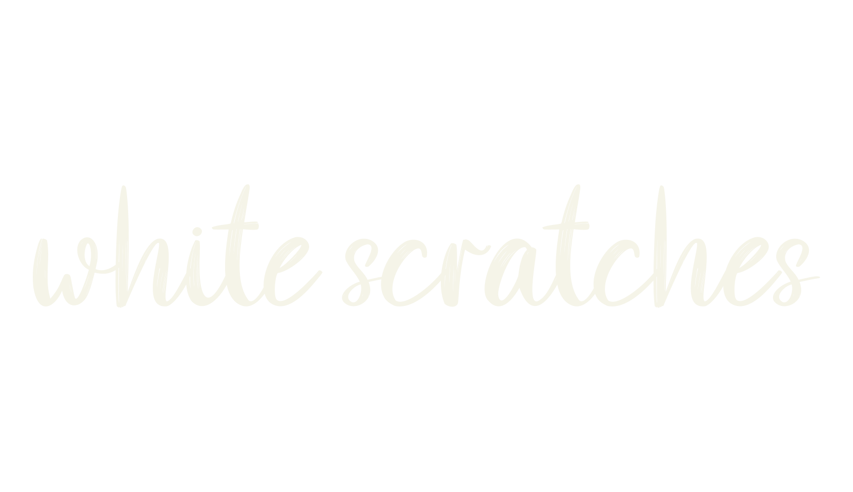 white scratches, script font preview