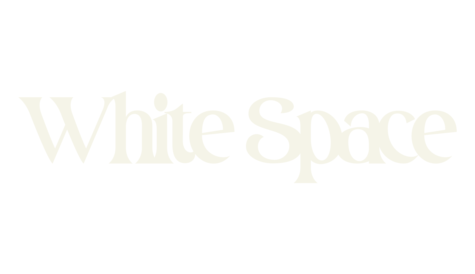 White Space, serif font preview