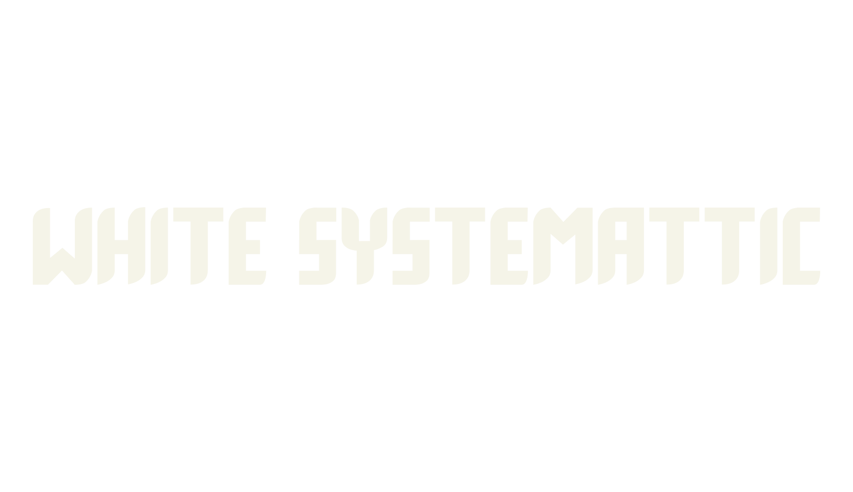 White Systemattic, fashion script font preview
