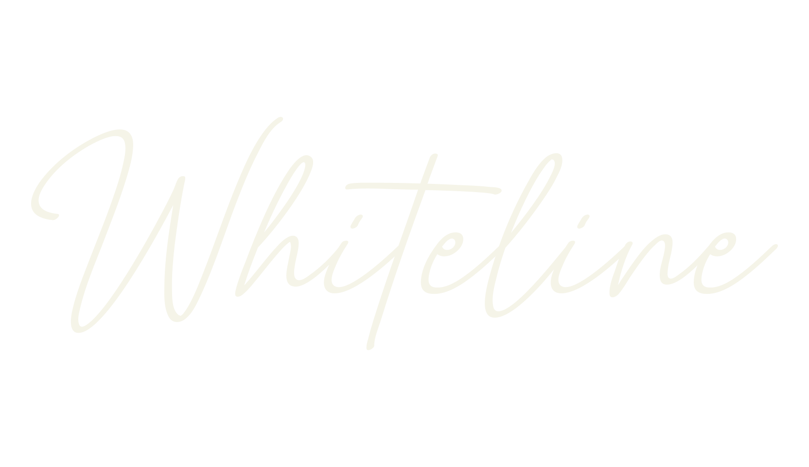 Whiteline, fancy font preview