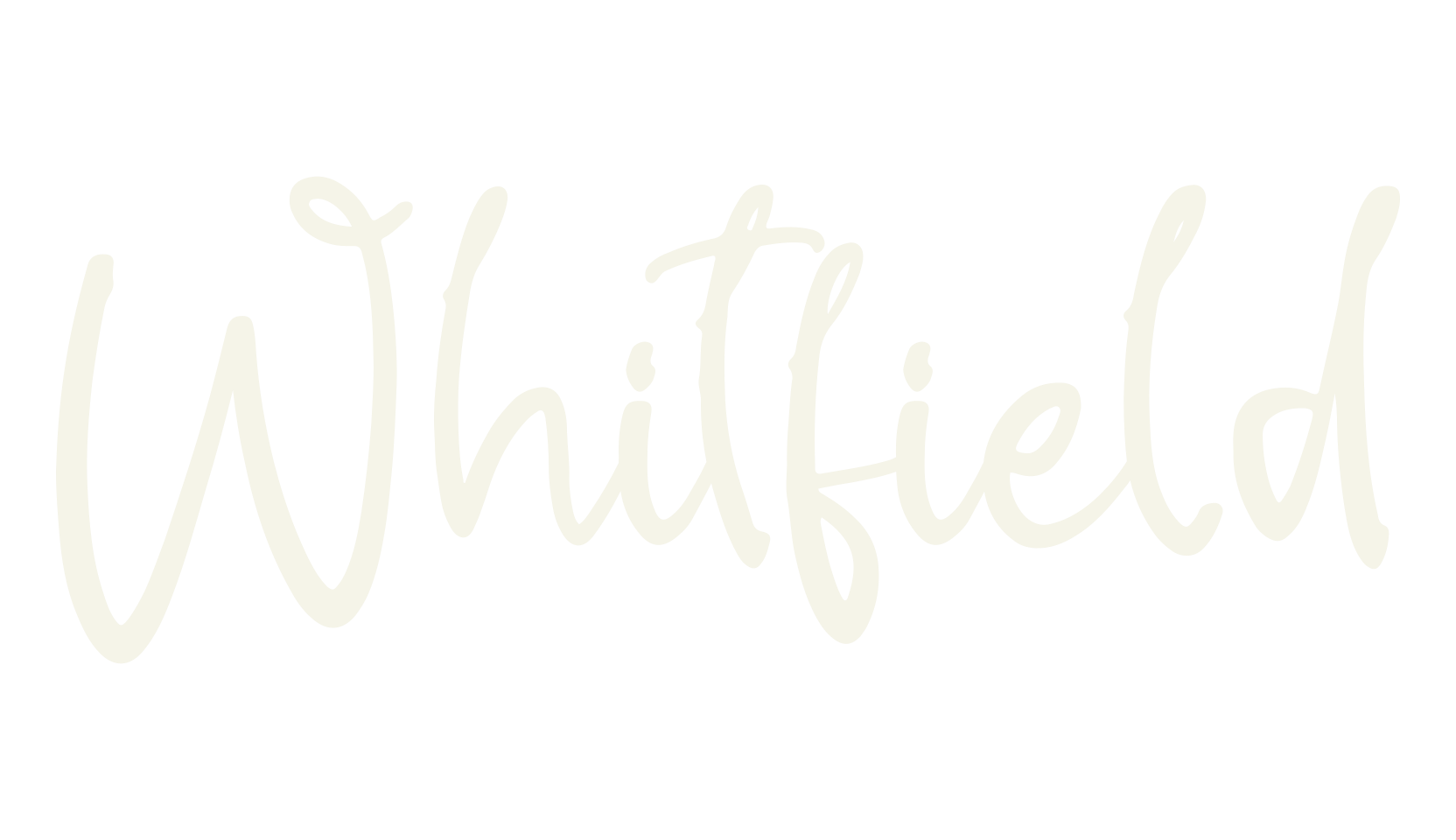 Whitfield, script font preview
