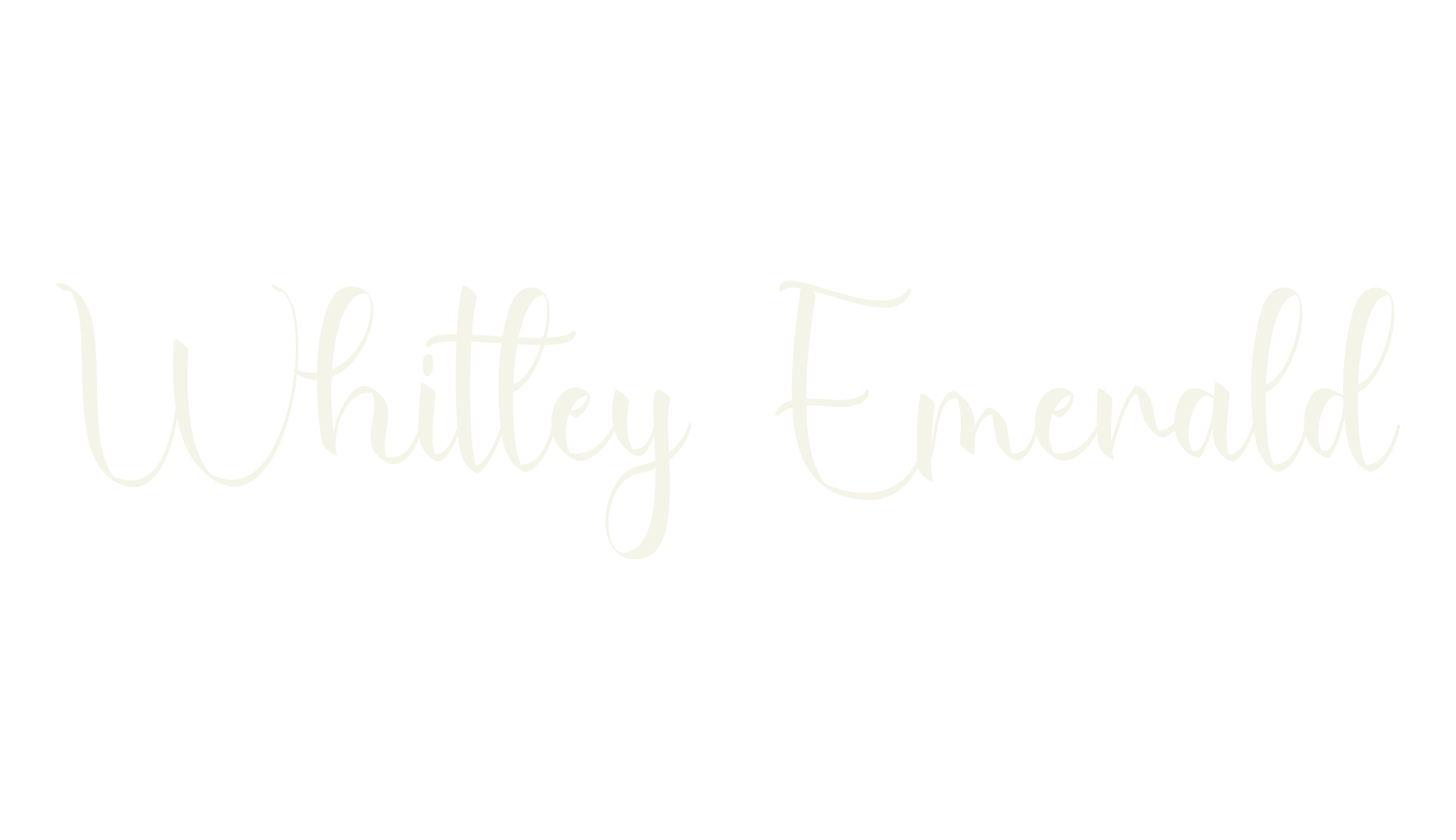 Whitley Emerald, calligraphy font preview