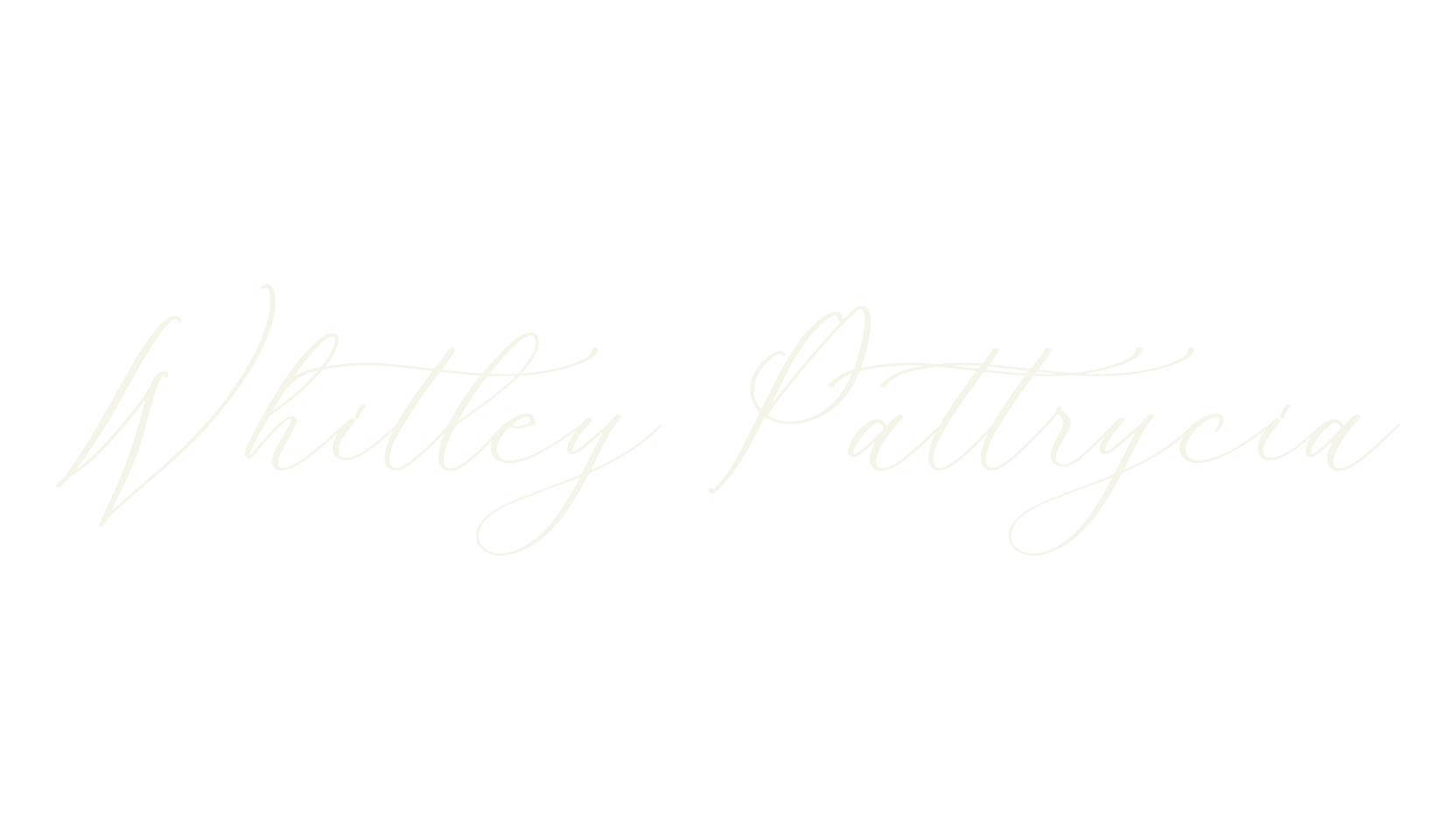 Whitley Pattrycia, script font preview