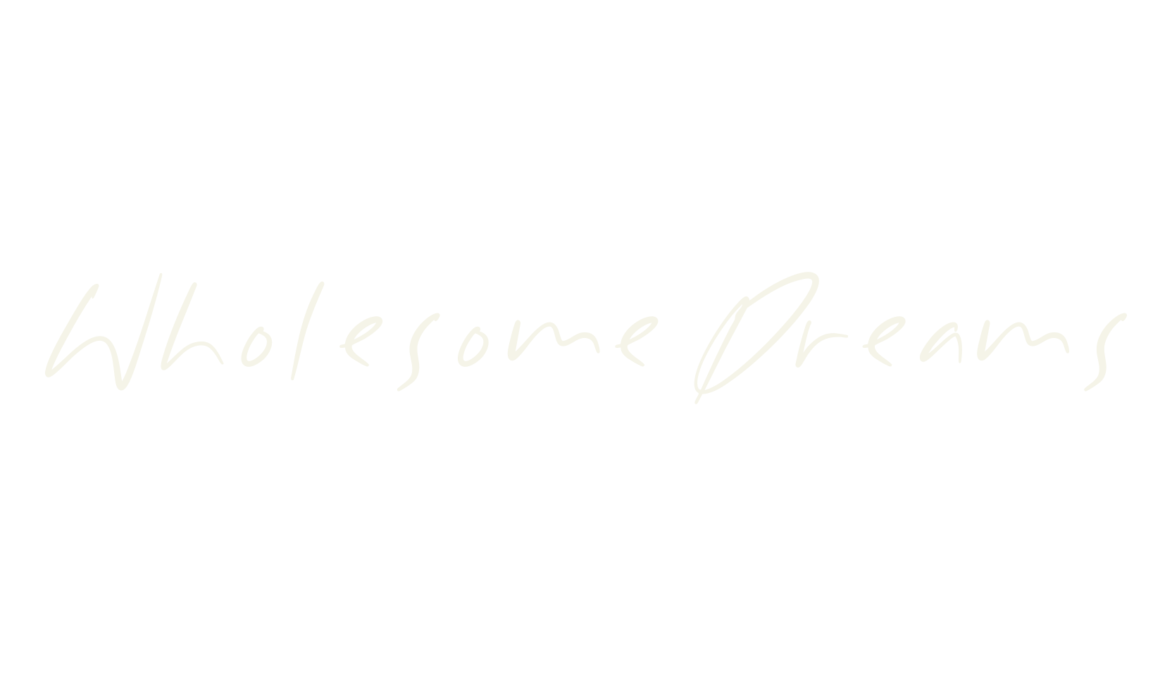Wholesome Dreams, handwriting font preview